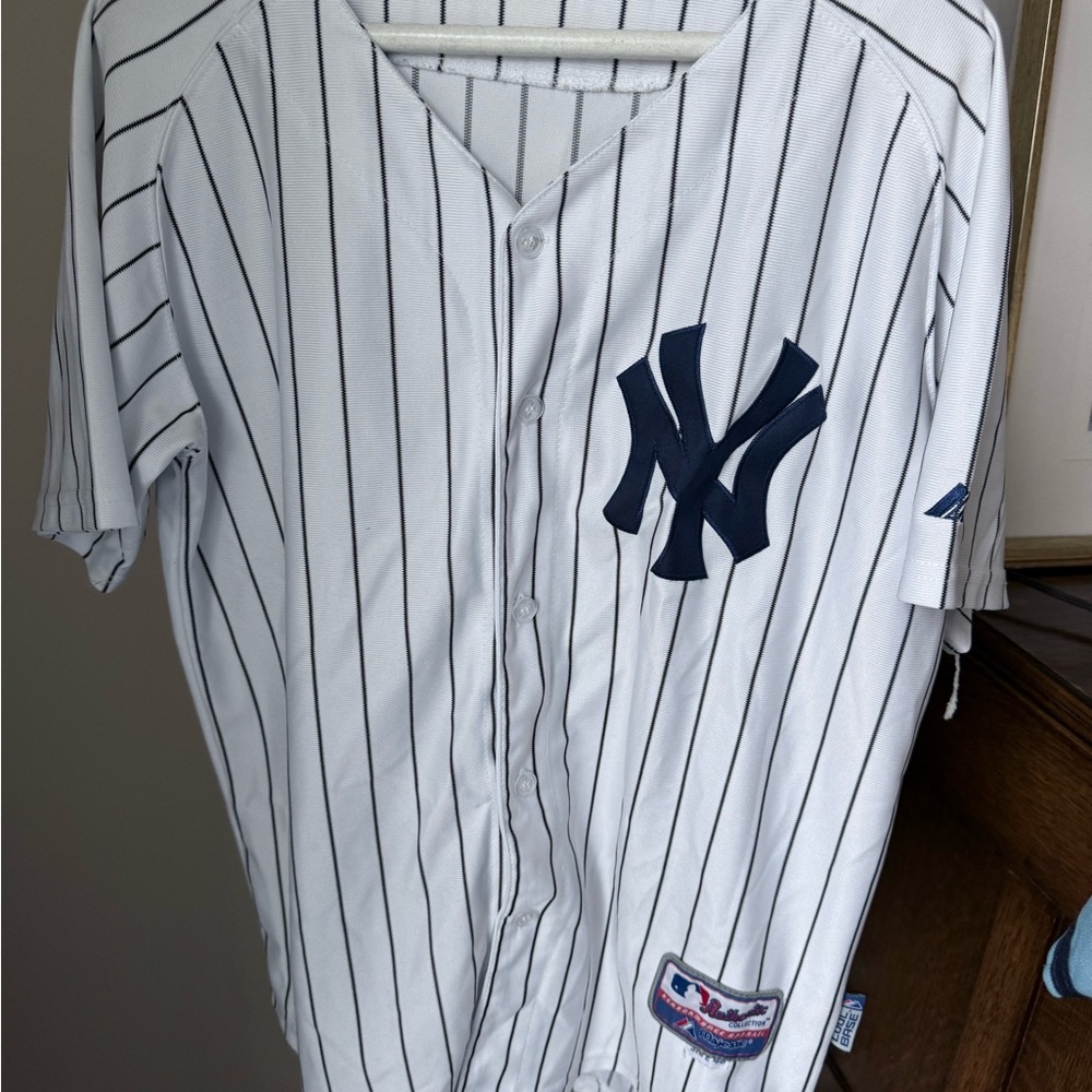 New York Yankees Stitched Pinstripe Jersey